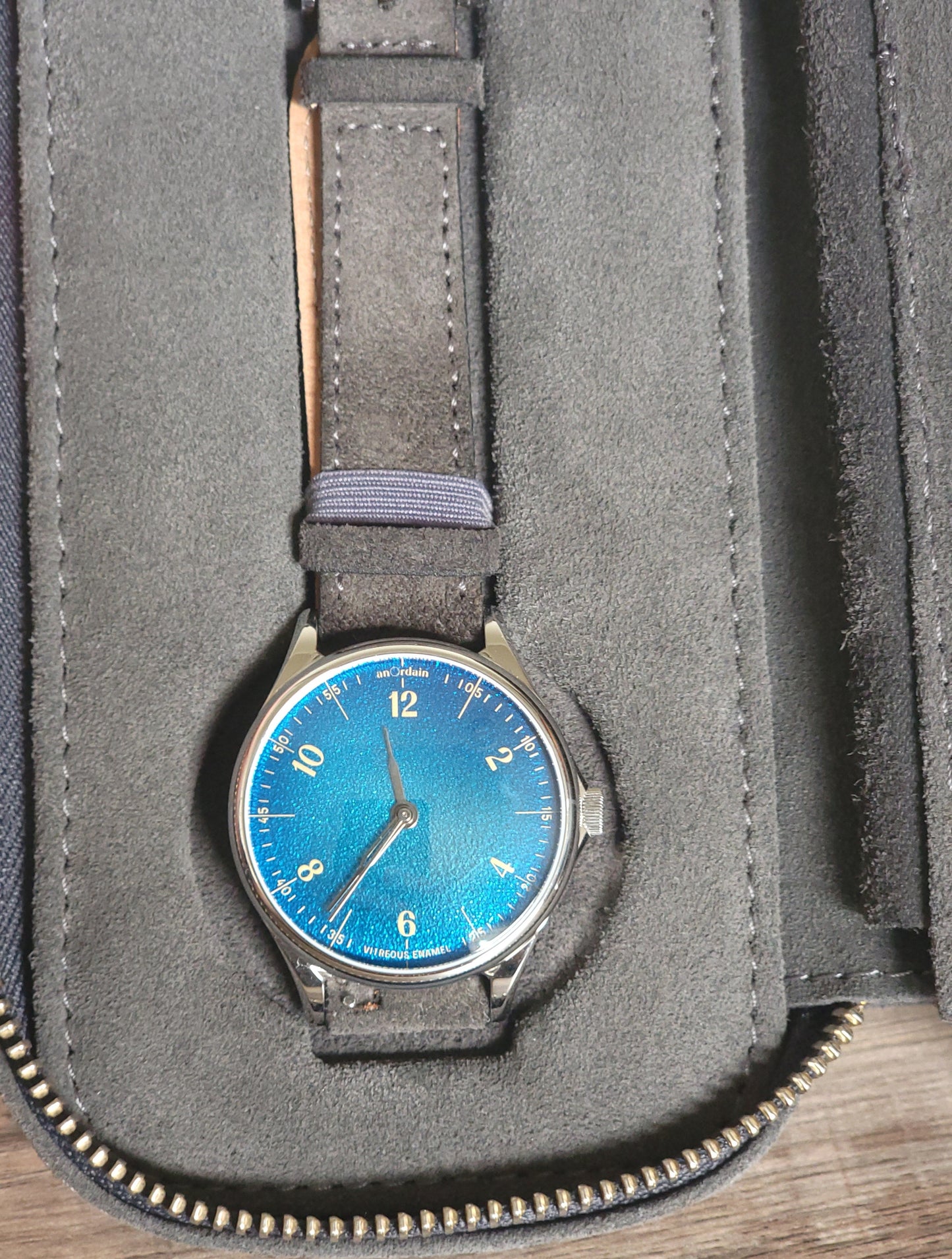 AnOrdain Model 1 Blue Fume Enamel Dial
