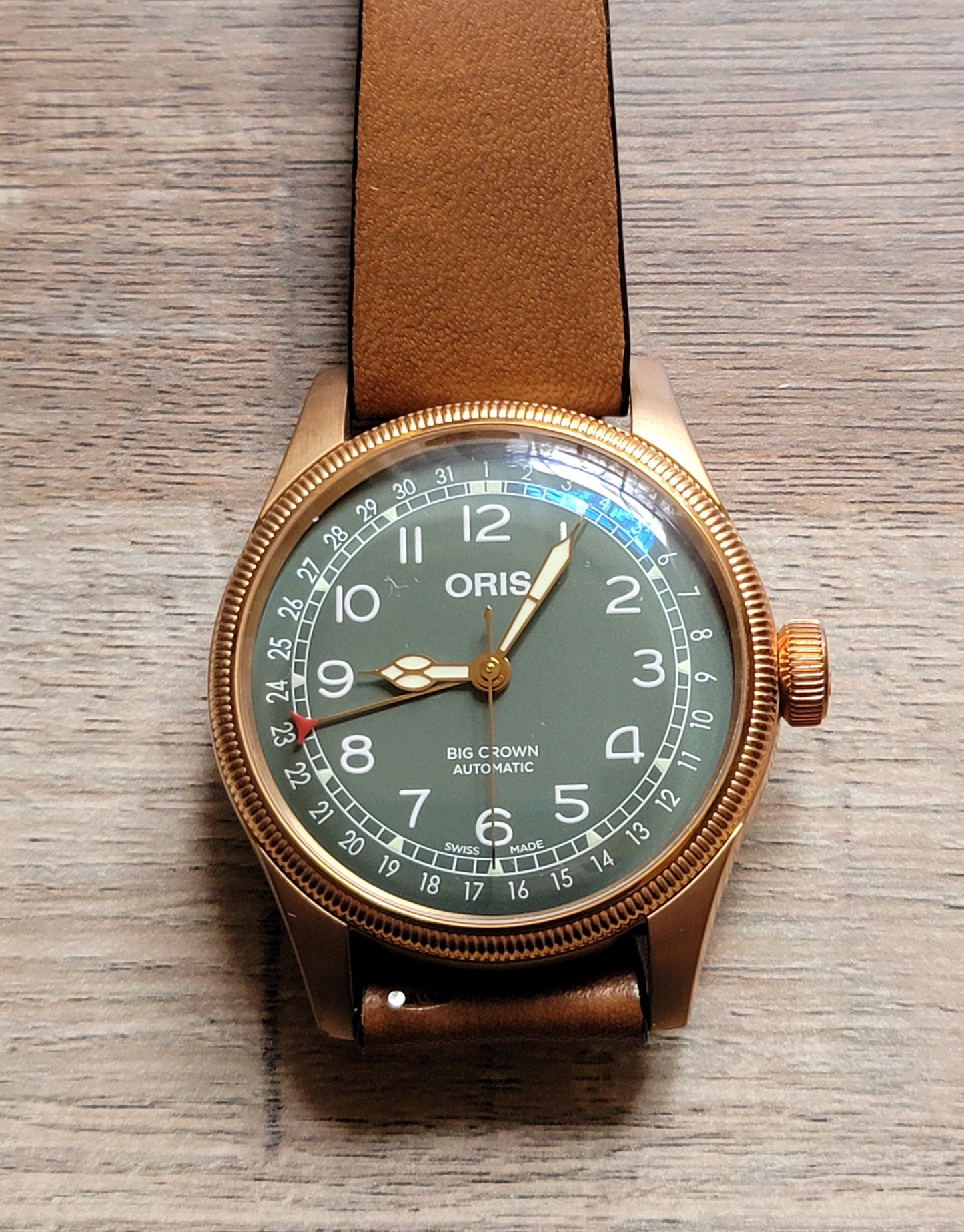 2022 Oris Big Crown Pointer Date Bronze 80th Anniversary Edition