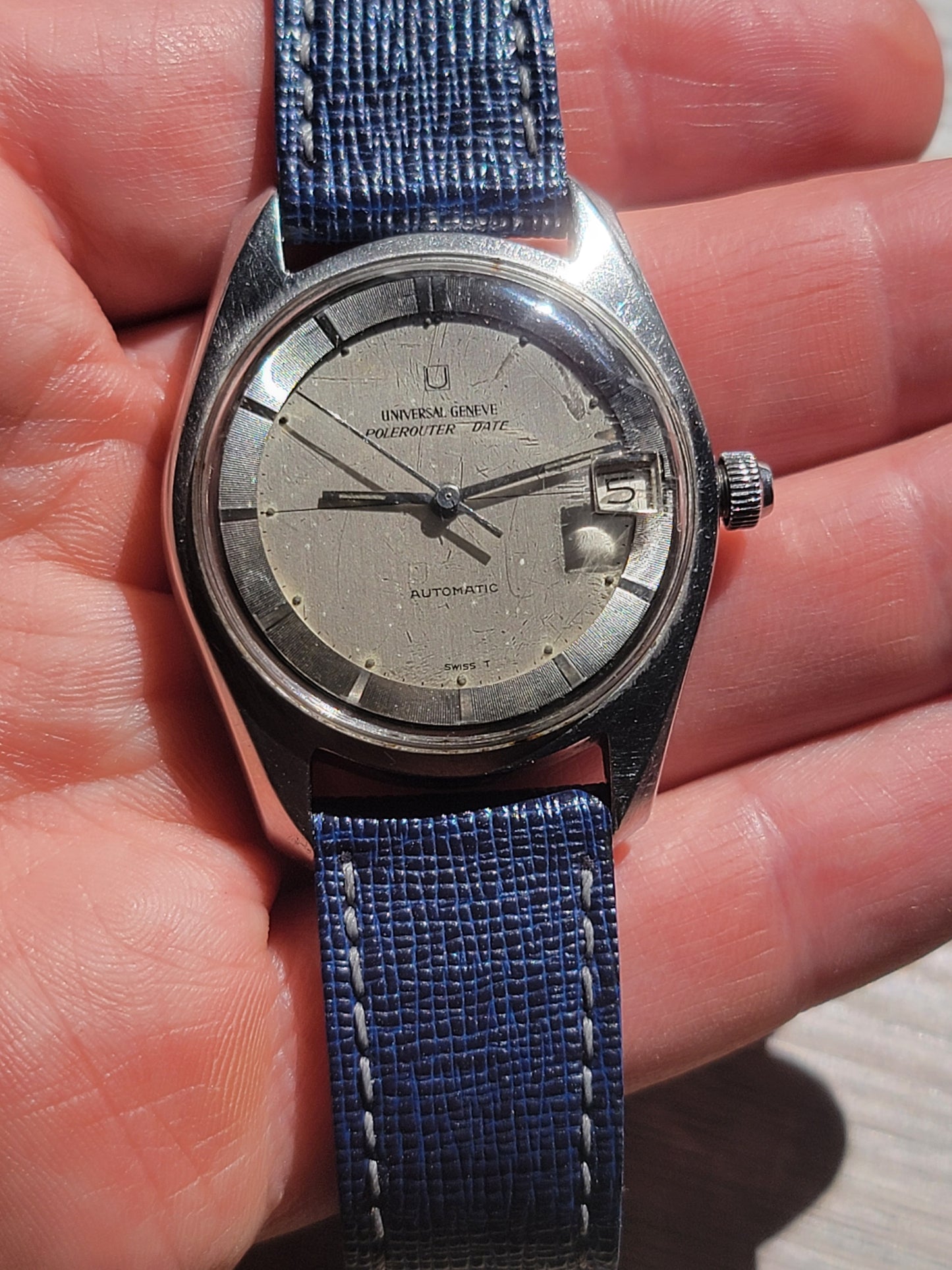 1966 Universal Geneve Polerouter Date 869115/02