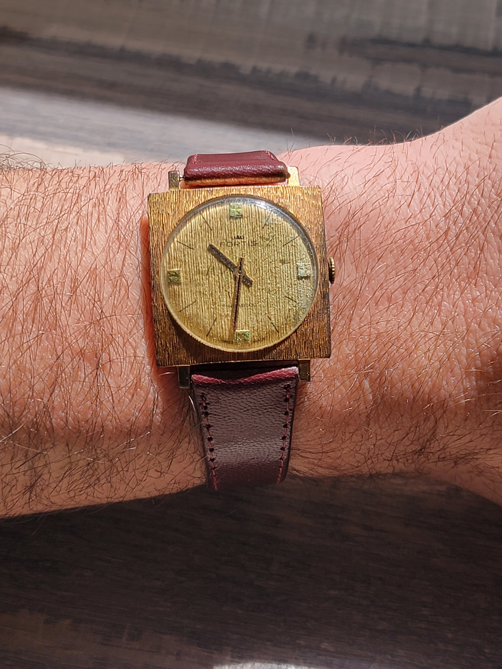 Gold Fortis Trueline Watch Price Vintage Fortis Watches Value Buy