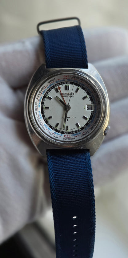 1971 Seiko World time 6117-6049 "Error Bezel"