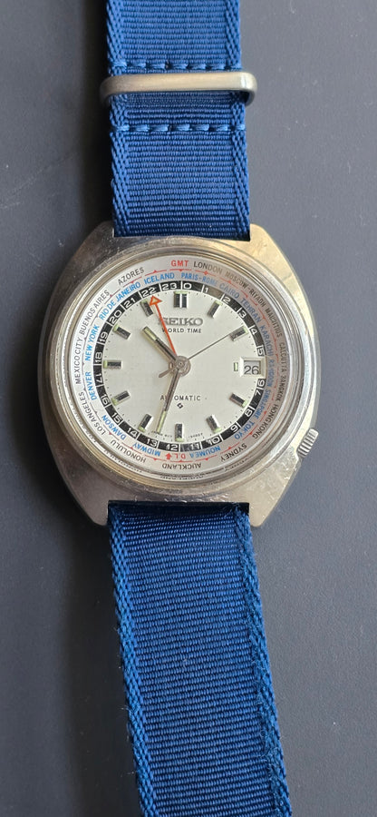 1971 Seiko World time 6117-6049 "Error Bezel"