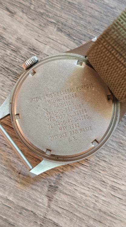 1982 Hamilton Khaki MIL-W-46374B