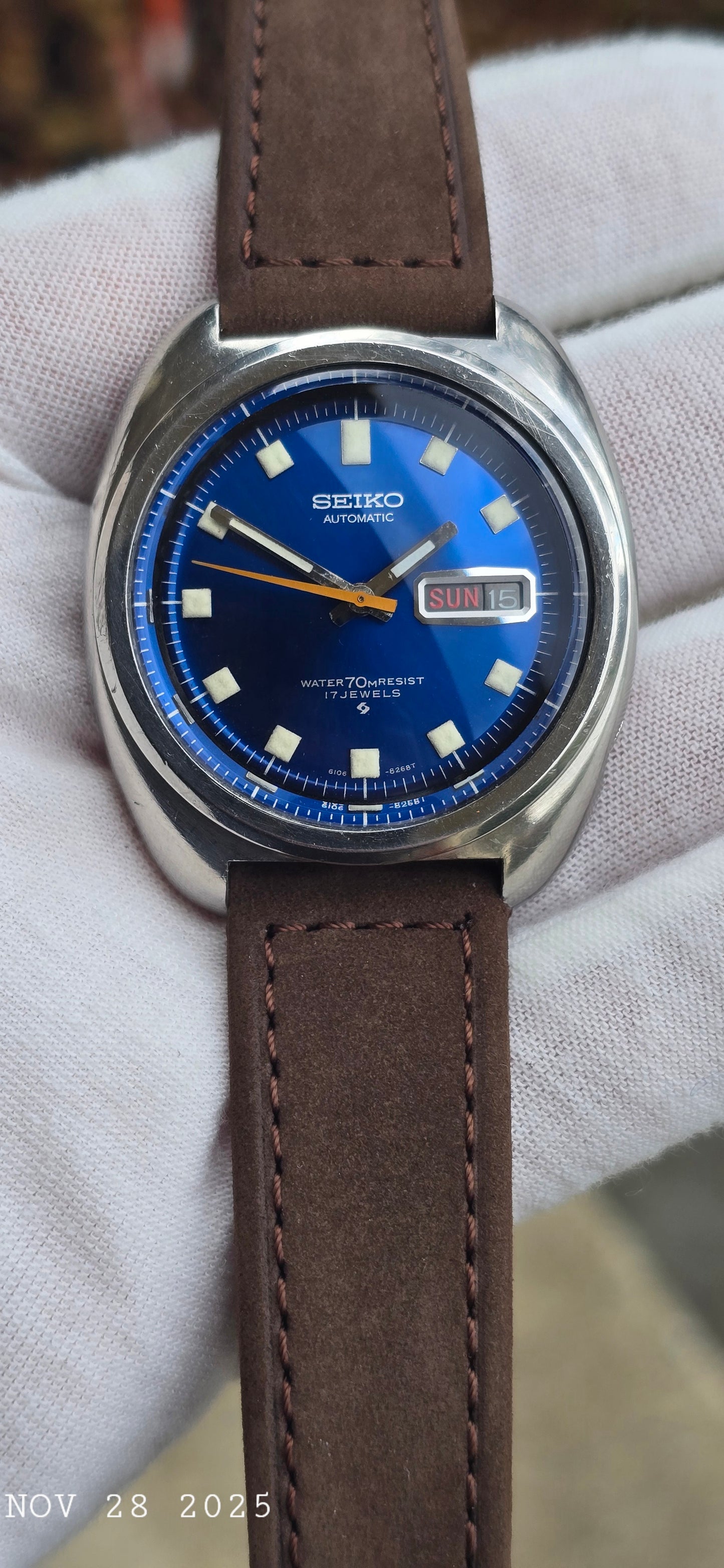1971 Seiko "Blue Crush" 6106-8237