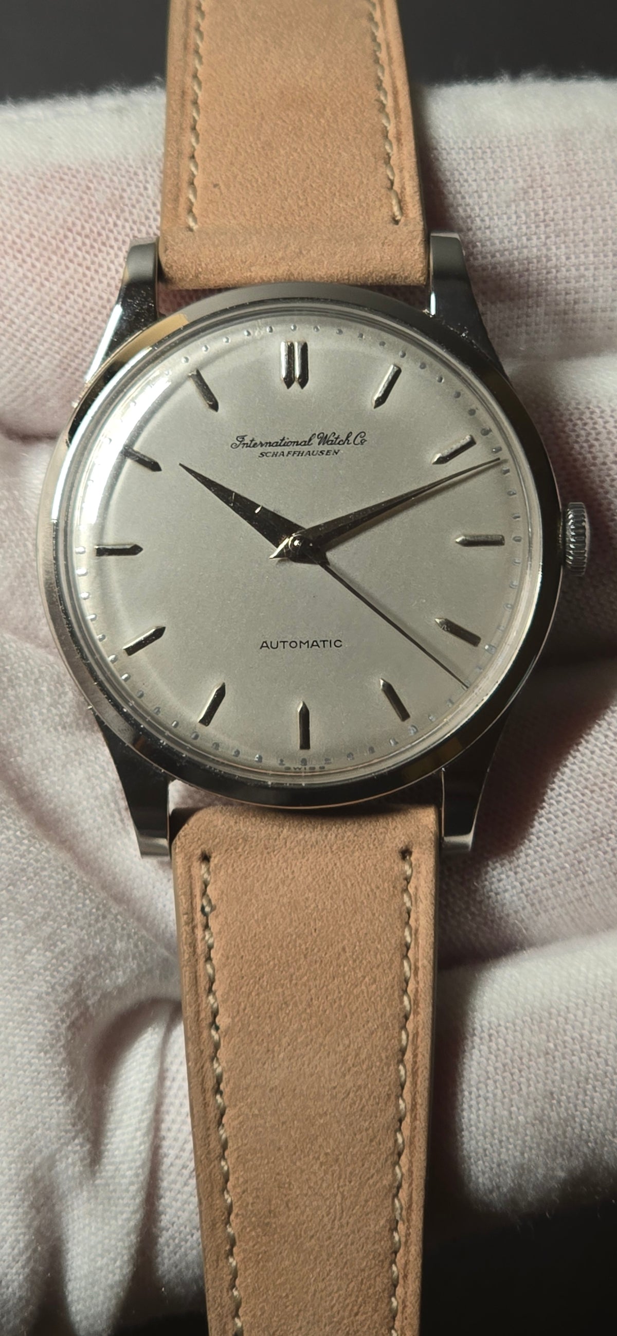 1960's IWC Schaffhausen "Calatrava" Pellaton Caliber. 853