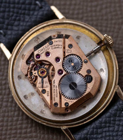 1960 Omega "Disco Volante" 14K Solid Gold