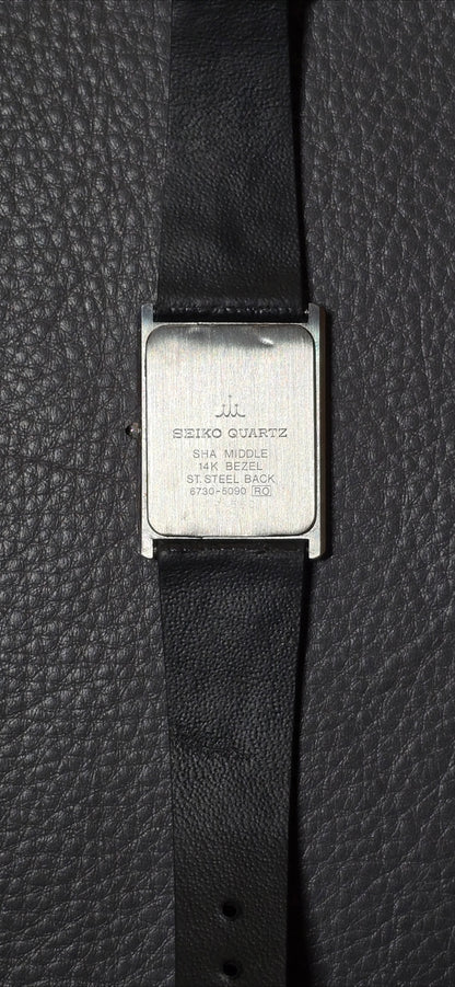 1982 Seiko Credor Tank 6730-5090