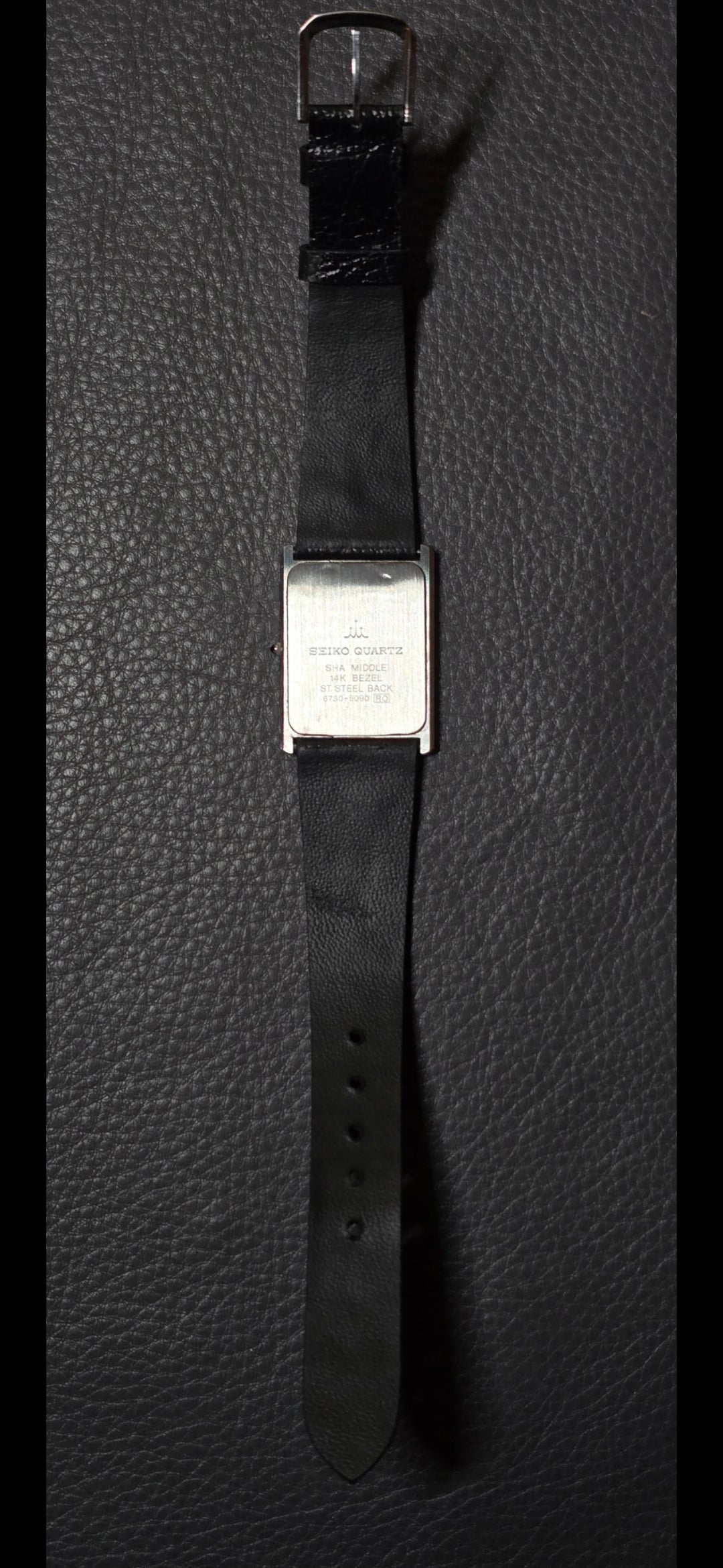 1982 Seiko Credor Tank 6730-5090