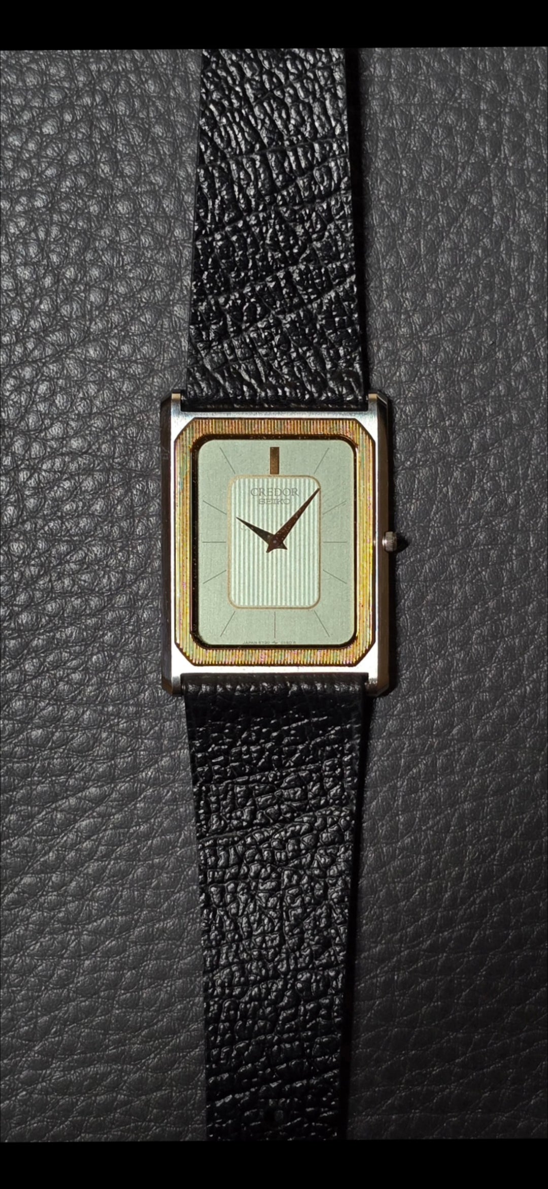 1982 Seiko Credor Tank 6730-5090