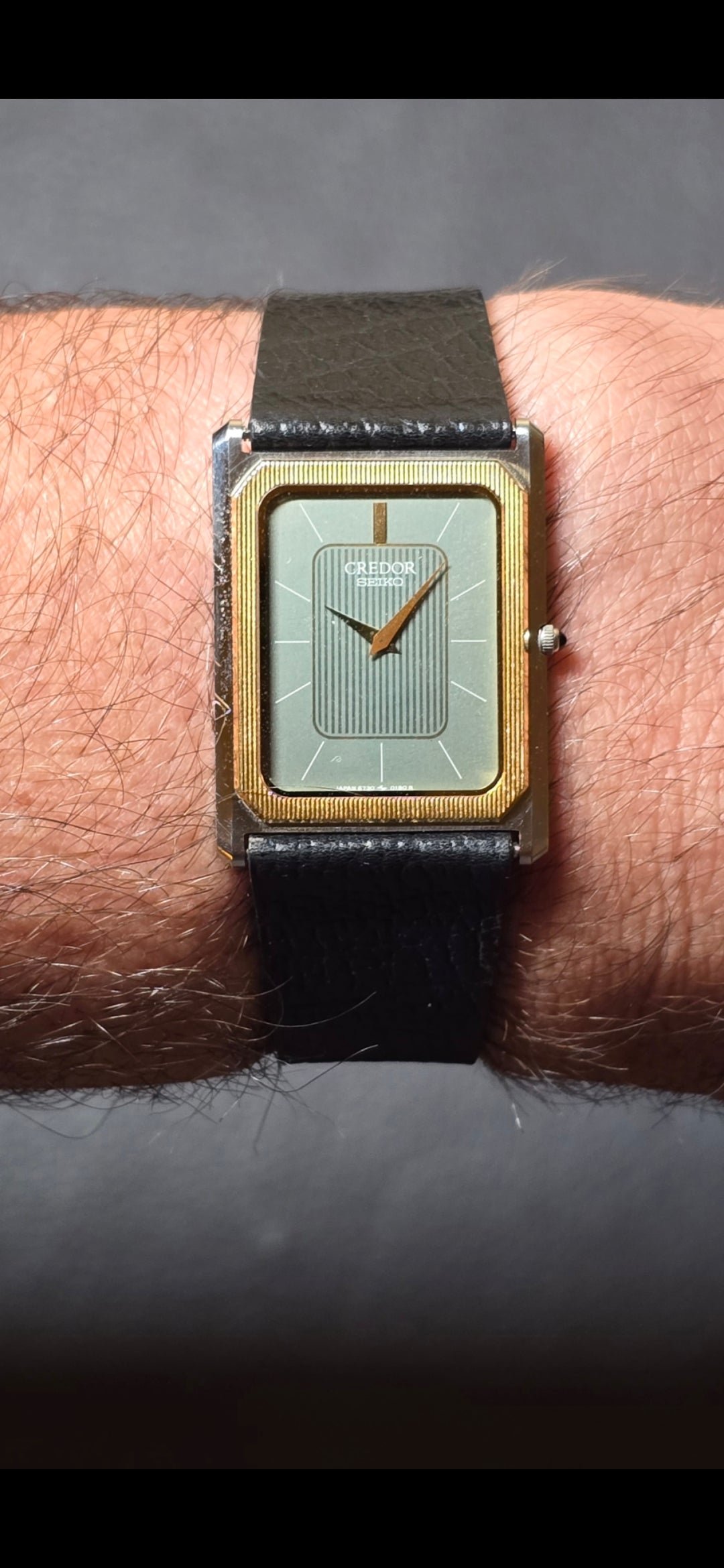 1982 Seiko Credor Tank 6730-5090