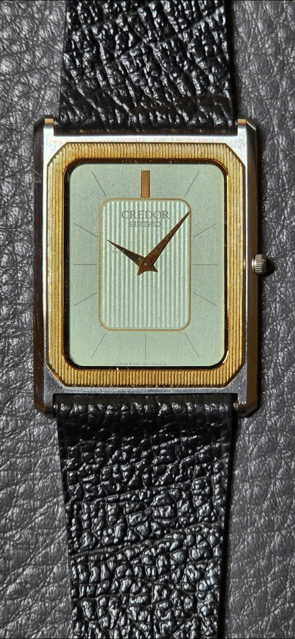 1982 Seiko Credor Tank 6730-5090